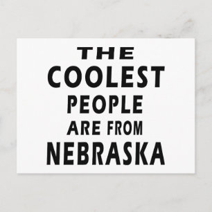 De koudste mensen komen uit Nebraska Briefkaart