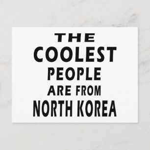 De koudste mensen komen uit Noord-Korea Briefkaart