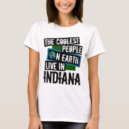 De koudste mensen op aarde leven in Indiana T-shirt