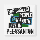 De koudste mensen op aarde leven in Pleasanton Magneet (Voorkant)