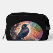 De Kraai Boom des Levens Mandala Heidens  Toilettasje (Achterkant)