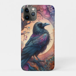 De Kraai Boom van Leven Mandala Heidens Case-Mate iPhone Case