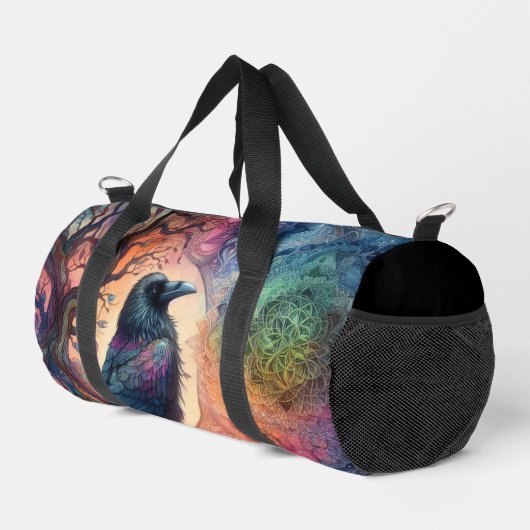 De Kraai Boom van Leven Mandala Pagan  Plunjezak (Rechterhoek)