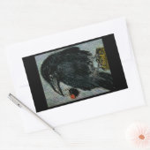 'De Kraai die het rozen ketting heeft gestolen!' B Rechthoekige Sticker (Envelop)