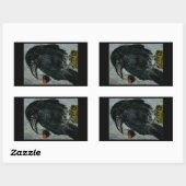 'De Kraai die het rozen ketting heeft gestolen!' B Rechthoekige Sticker (Vel)