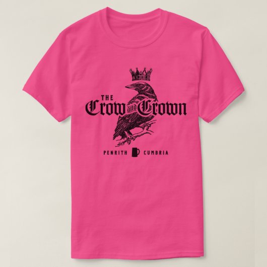 De kraai en kroon 1 t-shirt (Design voorkant)