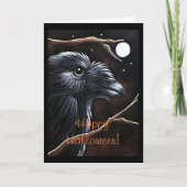 DE KRAAI VAN DE RAAF VAN HALLOWEEN & DE KAART VAN (Voorkant)