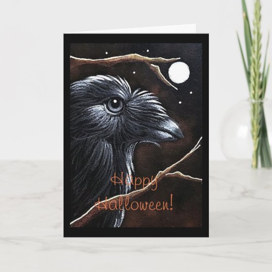 DE KRAAI VAN DE RAAF VAN HALLOWEEN & DE KAART VAN (Voorkant)