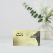 De  kraai visitekaartje (Staand voorkant)