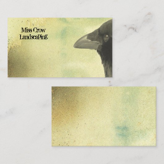 De  kraai visitekaartje (Voorkant / Achterkant)