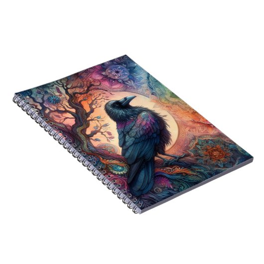 De Kraaiboom van het Leven Mandala Pagan Notitieboek (Rechterzijde)