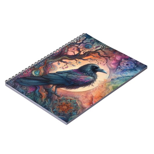 De Kraaiboom van het Leven Mandala Pagan Notitieboek (Linkerzijde)