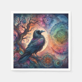 De Kraaiboom van het Leven Mandala Pagan Servet