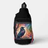 De Kraaiboom van het Leven Mandala Pagan Sling Bag (Voorkant)