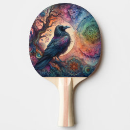 De Kraaiboom van het Leven Mandala Pagan Tafeltennisbatje