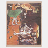 De kraakbeagel fleece deken (Voorkant)