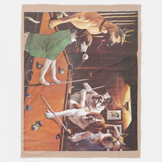 De kraakbeagel fleece deken (Voorkant)