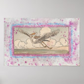 De kraan helpt de ruggen poster (Voorkant)