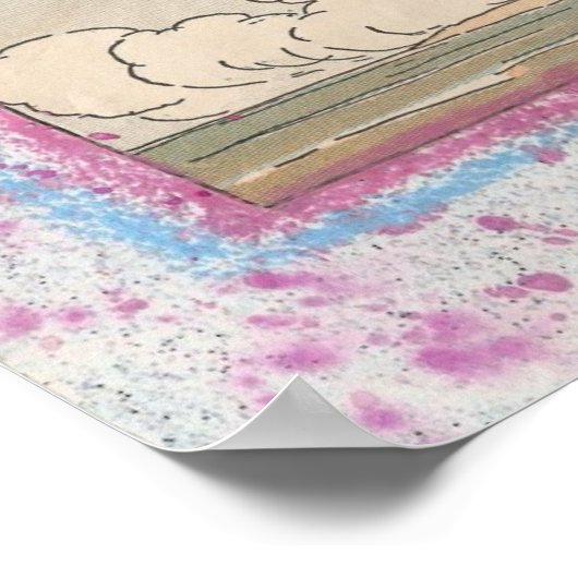 De kraan helpt de ruggen poster (Hoek)