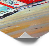 De krab Cooker Newport Beach Poster (Hoek)