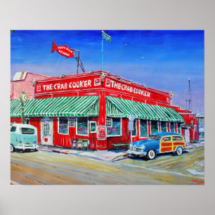 De krab Cooker Newport Beach Poster