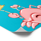 De krab is in Poster (Hoek)