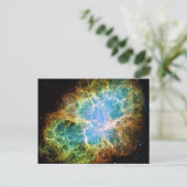 De krab Nebula van de Hubble Ruimtetelescoop Briefkaart (Staand voorkant)