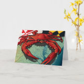 De Krab van de burger van Maryland Kaart (Gele Bloem)