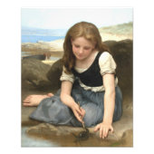 De krab van William Bouguereau Foto Afdruk (Voorkant)