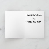 De Krabbel van Abe R maakt een Levering Feestdagen Kaart (Binnen)