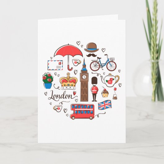 De Krabbels van Londen Kaart (Voorkant)