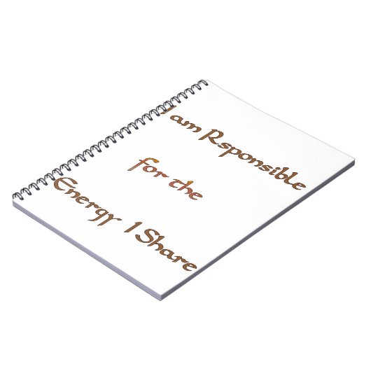 De kracht binnenin: energie is belangrijk notitieboek (Linkerzijde)