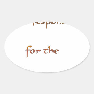 De kracht binnenin: energie is belangrijk ovale sticker