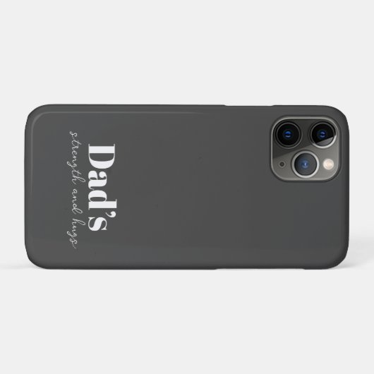 De kracht en knuffels van papa - Vaderdag Gift | Case-Mate iPhone Case (Achterkant (horizontaal))