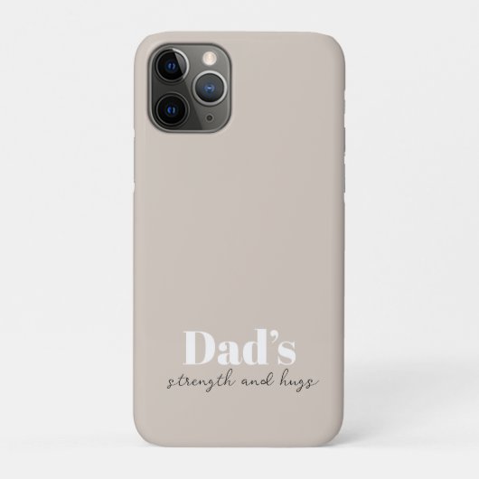 De kracht en knuffels van papa - Vaderdag Gift | Case-Mate iPhone Case (Achterkant)