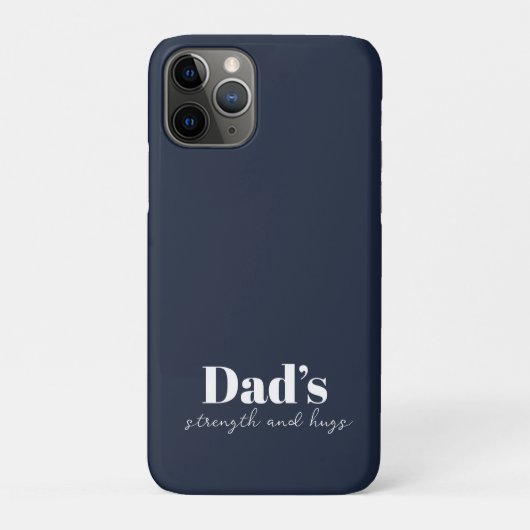 De kracht en knuffels van papa - Vaderdag Gift | Case-Mate iPhone Case (Achterkant)