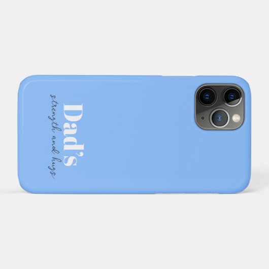 De kracht en knuffels van papa - Vaderdag Gift | Case-Mate iPhone Case (Achterkant (horizontaal))