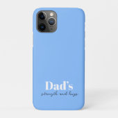 De kracht en knuffels van papa - Vaderdag Gift | Case-Mate iPhone Case (Achterkant)