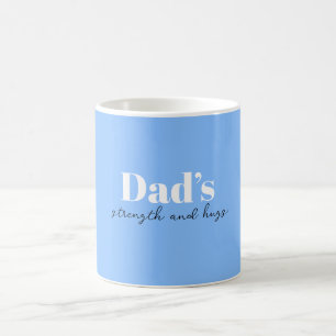 De kracht en knuffels van papa - Vaderdag Gift Koffiemok