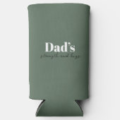 De kracht en knuffels van papa - Vaderdag Gift | Seltzer Blikjeskoeler (Voorkant)