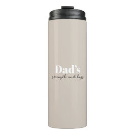 De kracht en knuffels van papa - Vaderdag Gift | Thermosbeker