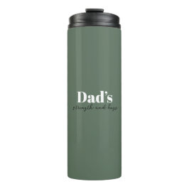 De kracht en knuffels van papa - Vaderdag Gift | Thermosbeker