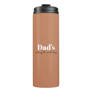 De kracht en knuffels van papa - Vaderdag Gift Thermosbeker