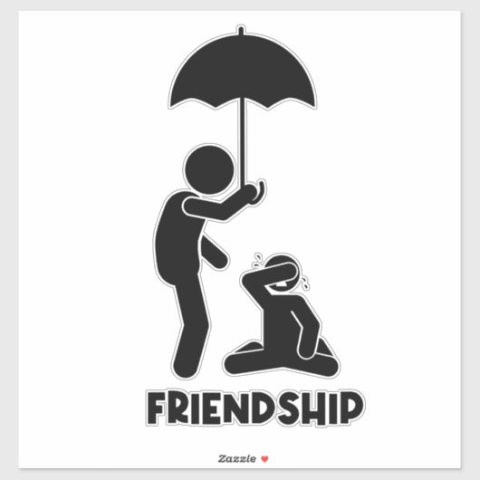 De kracht en schoonheid van vriendschap sticker (Vel)