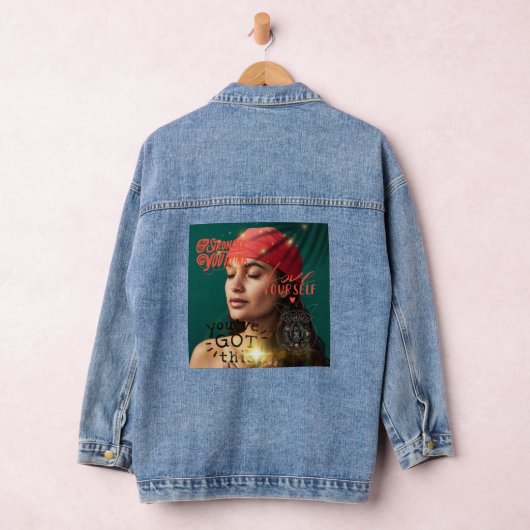 de kracht in jezelf denim jacket (Hangar)