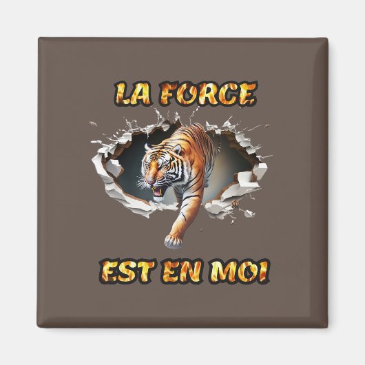 De kracht is in mij magneet (Voorkant)