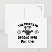 De kracht is sterk met deze. briefkaart (Voorkant / Achterkant)