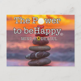 DE KRACHT OM BLIJ TE ZIJN MET BEVESTIGINGEN BRIEFK BRIEFKAART