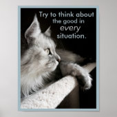 De kracht om positief Poster te denken (Voorkant)