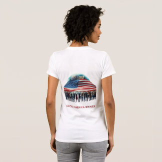 De kracht van Amerika schittert T-shirt